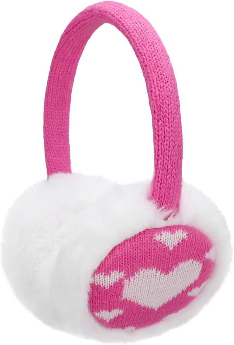 Ztl Kids Knit Earmuffs Winter Outdoor Plush Ear Warmers for Boys Girls 4-16 Years - Image 1